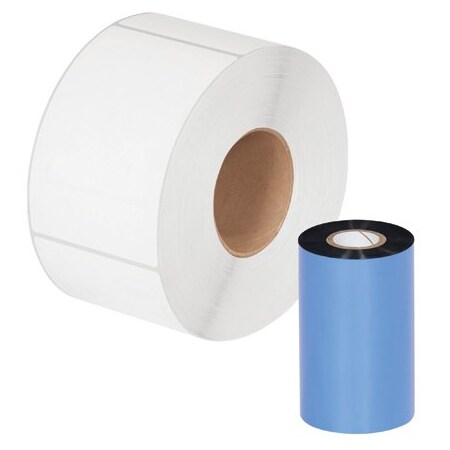 Bsc Preferred 4.02'' x 984' Black Zebra Thermal Transfer Ribbons - Wax, 24PK BUY00015125